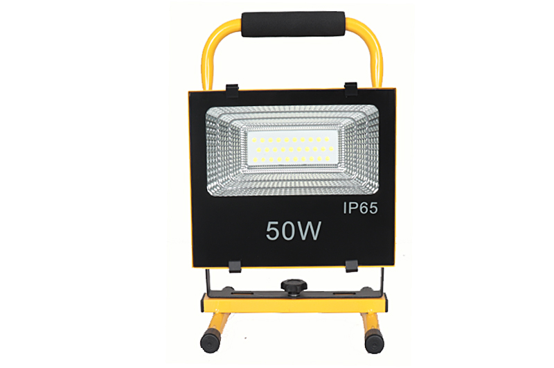50瓦點(diǎn)膠小金剛充電投光燈 GY-KFL-C-50W